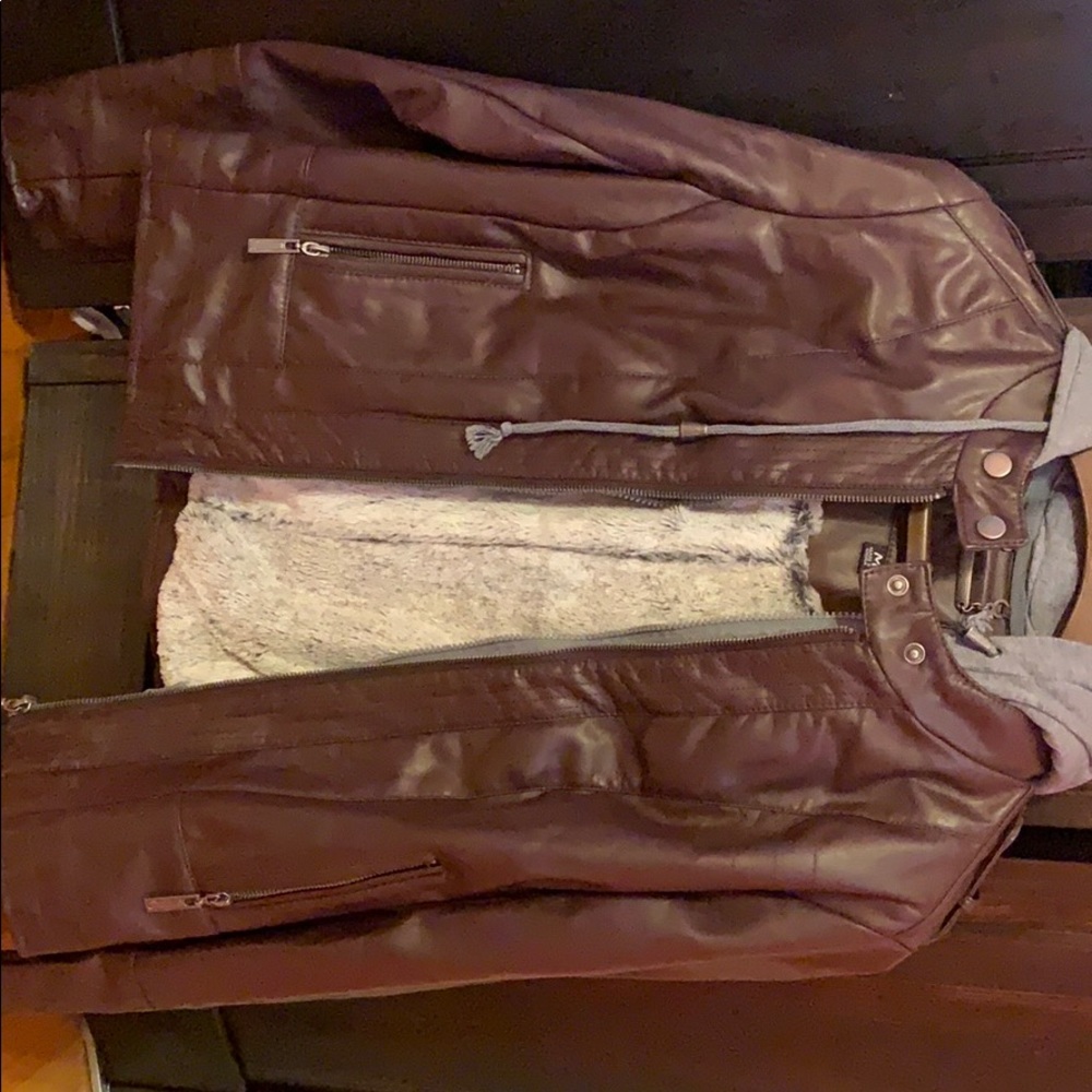 Faux Leather Jacket